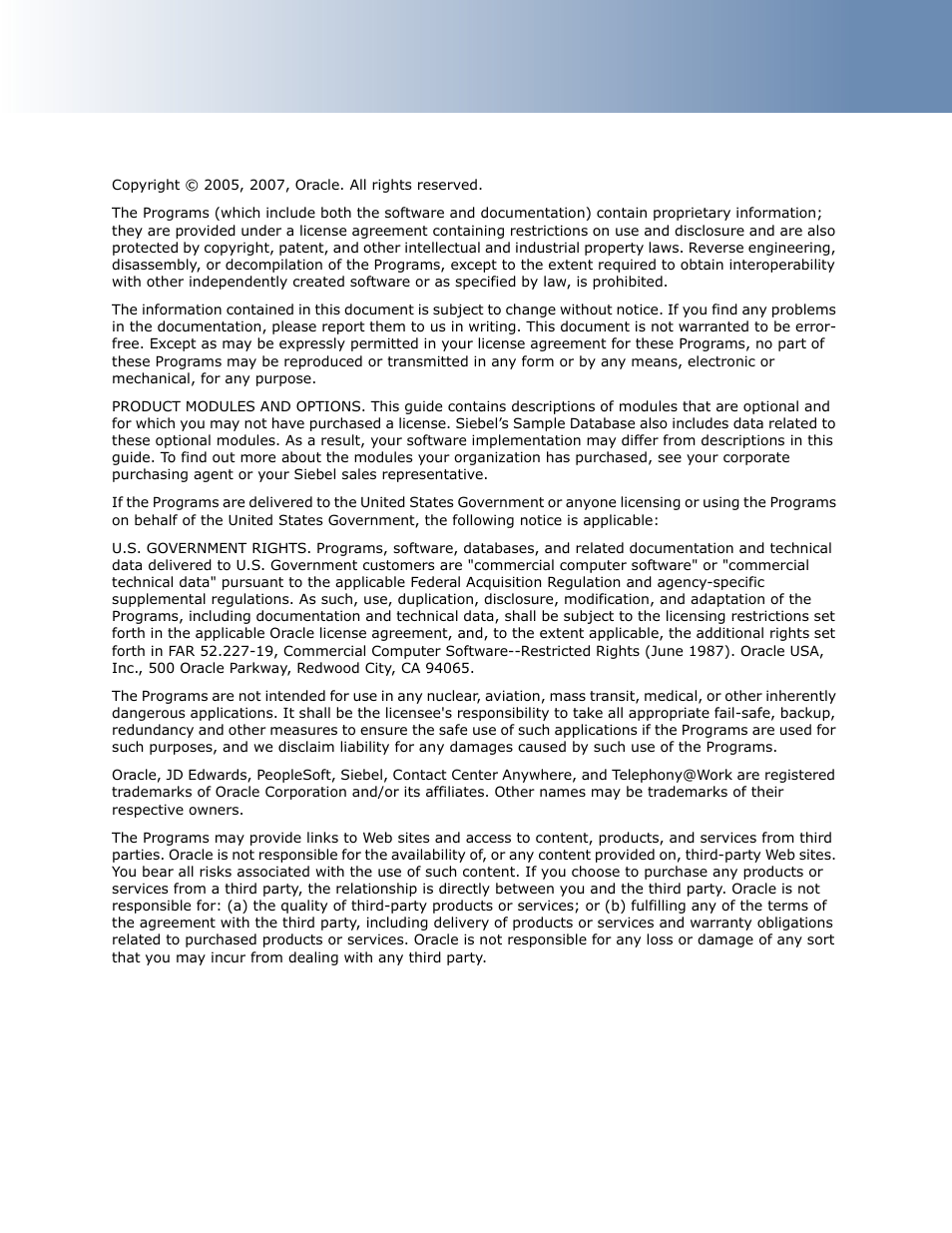 Oracle Audio Technologies 8.1 User Manual | Page 2 / 54