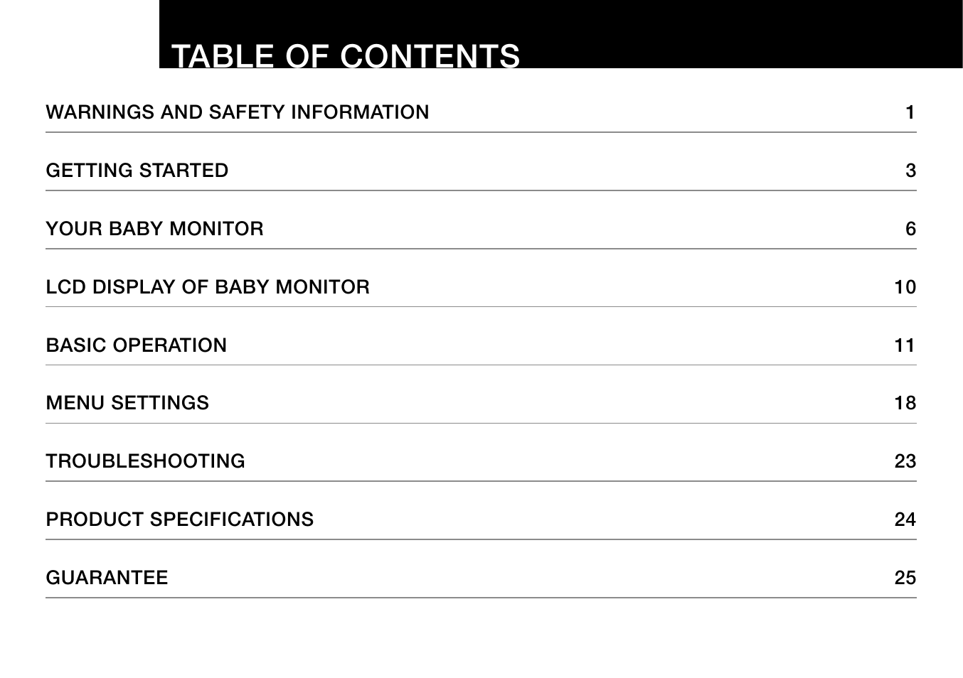 Oricom Secure 500 User Manual | Page 2 / 28