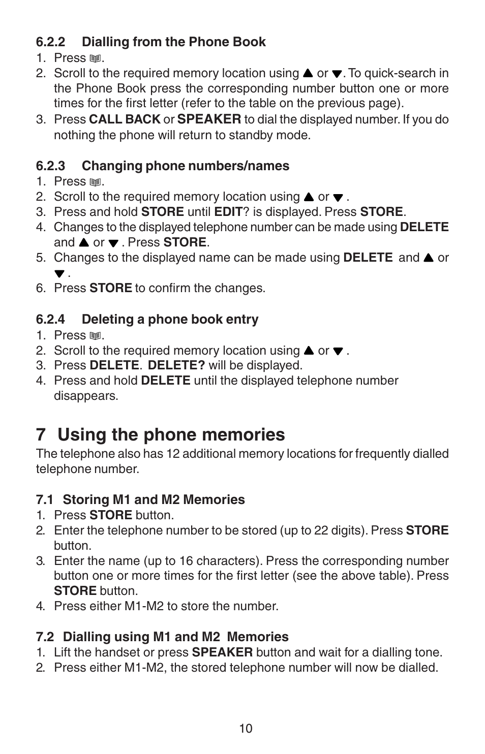 Oricom TP110 User Manual | Page 10 / 14