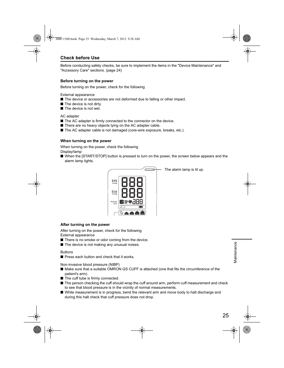Omron Professional Blood Pressure Monitor HBP-1300 User Manual | Page 27 / 40