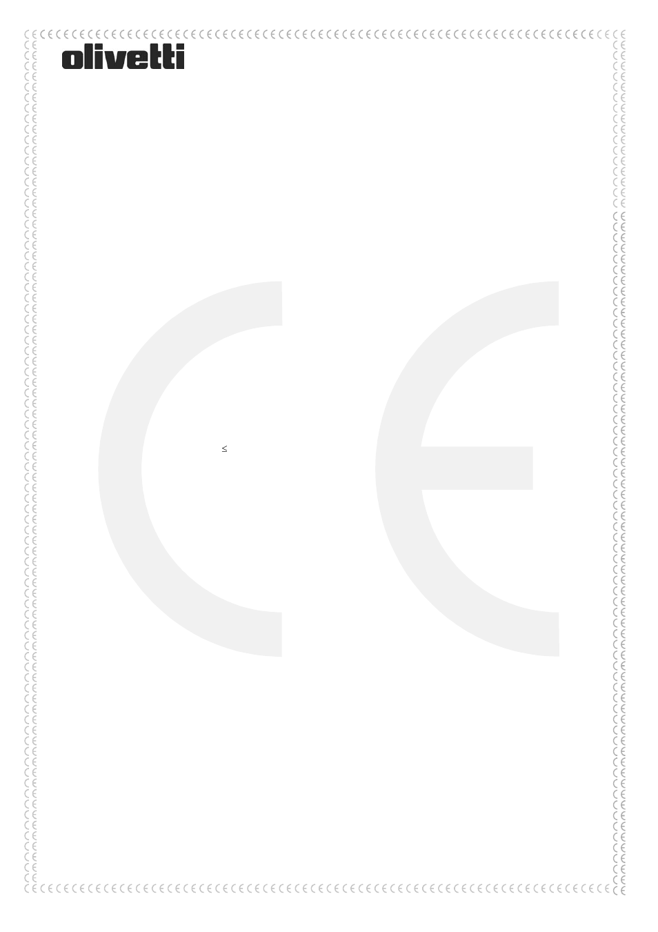 Olivetti 145D User Manual | Page 84 / 88