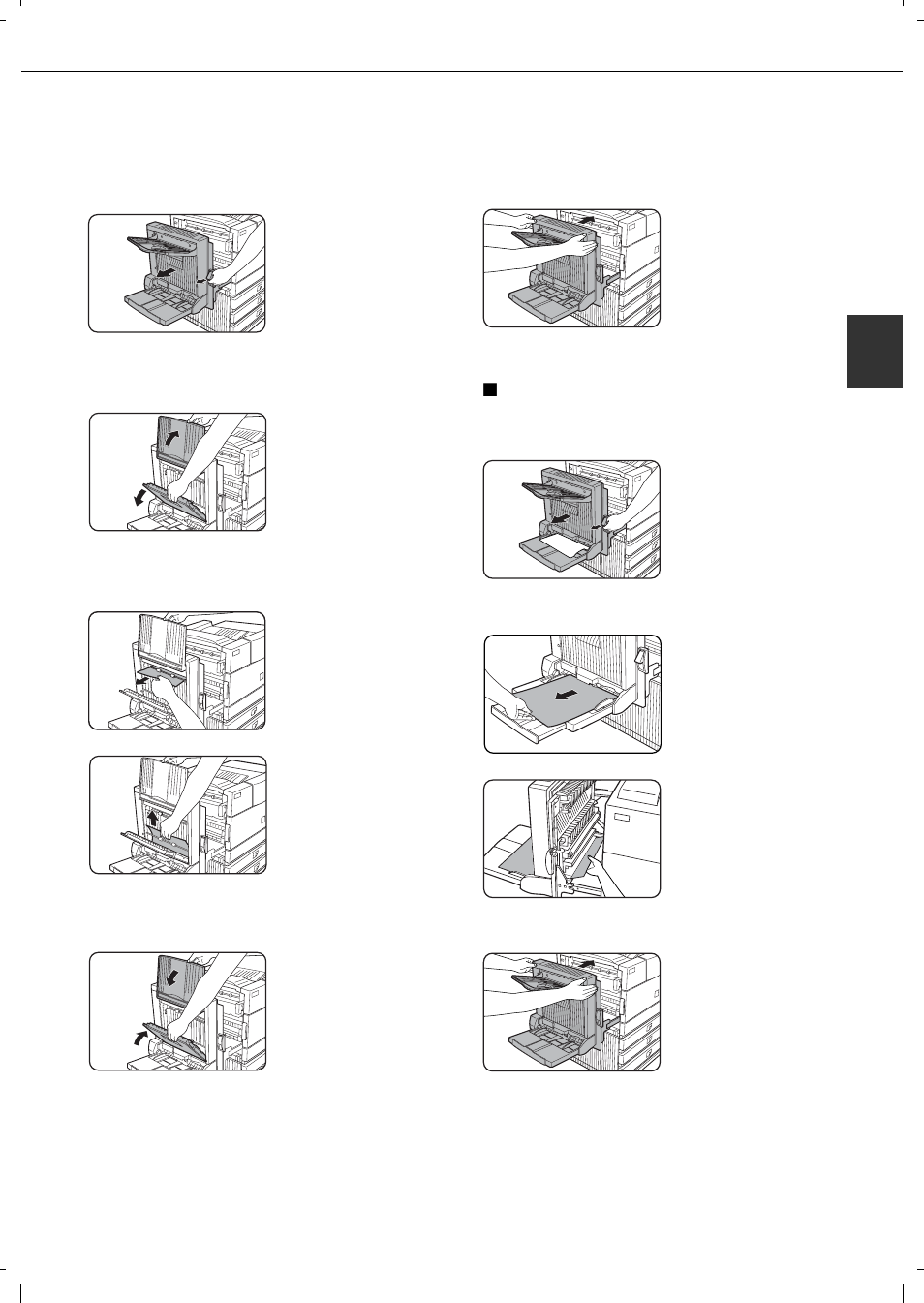 Misfeed in the duplex module | Olivetti 4501 User Manual | Page 49 / 188