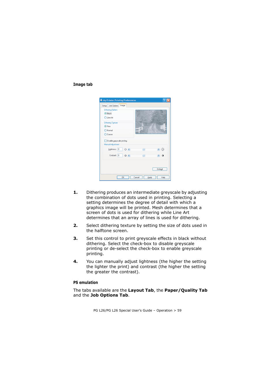 Olivetti PG L26 Special User Manual | Page 59 / 93
