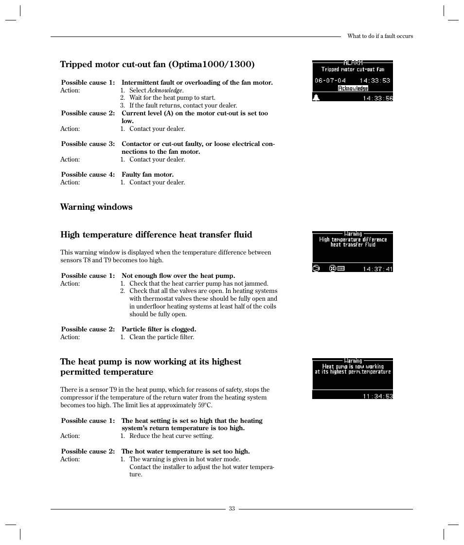 Optima Company 600 - 1700 User Manual | Page 33 / 38