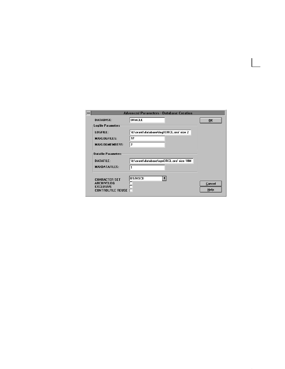 Advanced parameters | Oracle A423961 User Manual | Page 67 / 202