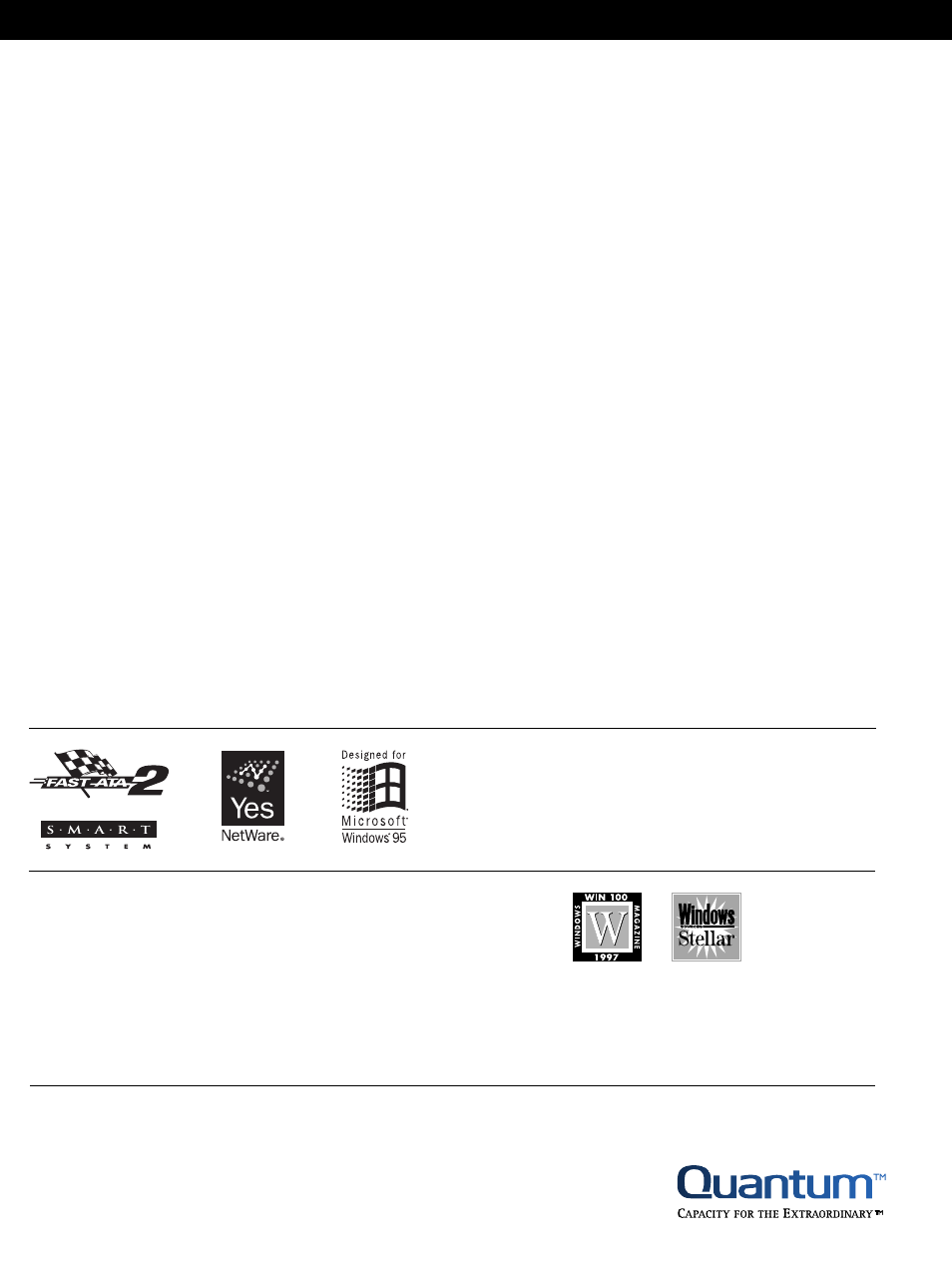 Spe ci f ic at ions | Quantum Bigfoot CY User Manual | Page 2 / 2