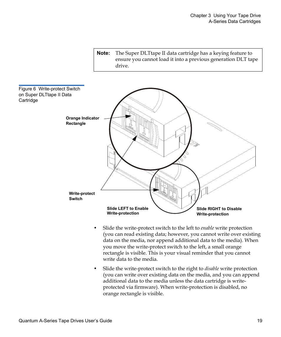 Figure 6 | Quantum Tape Drive A-Series User Manual | Page 35 / 105