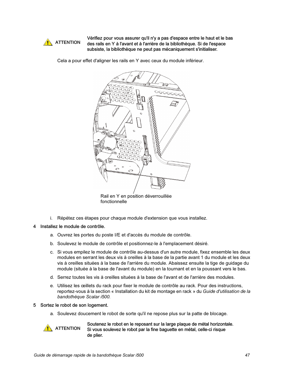 Quantum Scalar i500 User Manual | Page 47 / 148