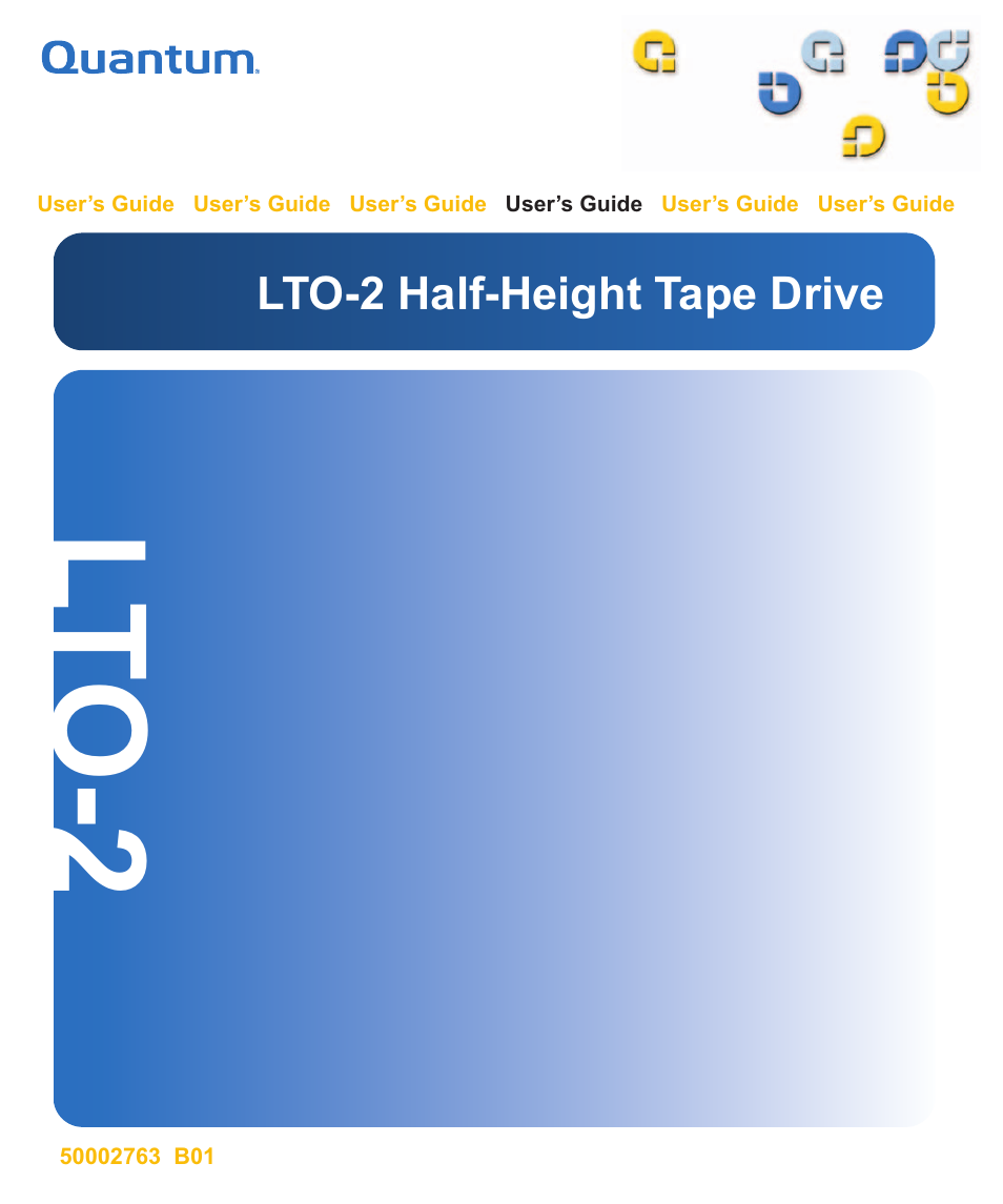 Quantum LTO-2 User Manual | 94 pages