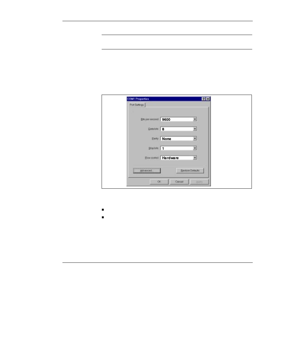 Connecting by the rs–232 port | Quantum 890 USE 155 User Manual | Page 31 / 55