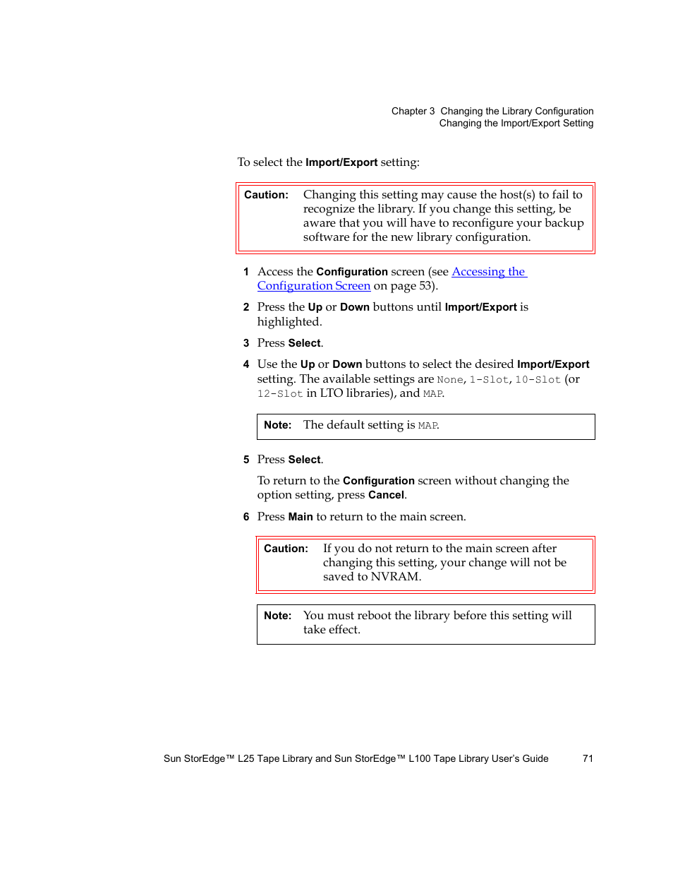 Quantum Sun StorEdge L100 User Manual | Page 87 / 192
