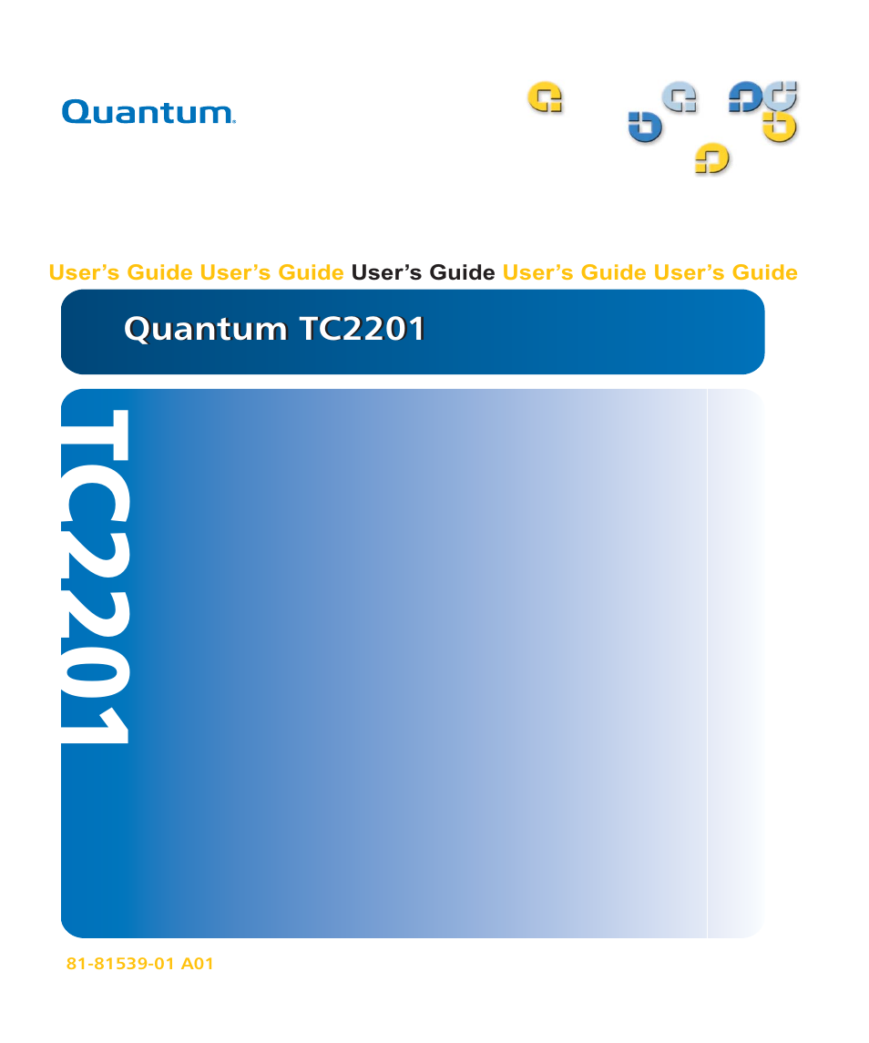 Quantum TC2201 User Manual | 164 pages