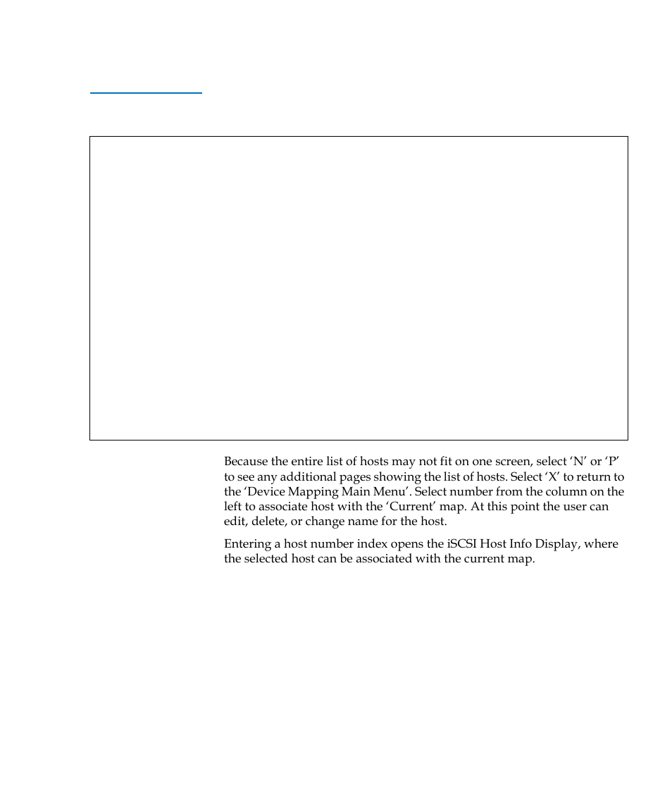 Table 34, Iscsi host list | Quantum TC2201 User Manual | Page 119 / 164