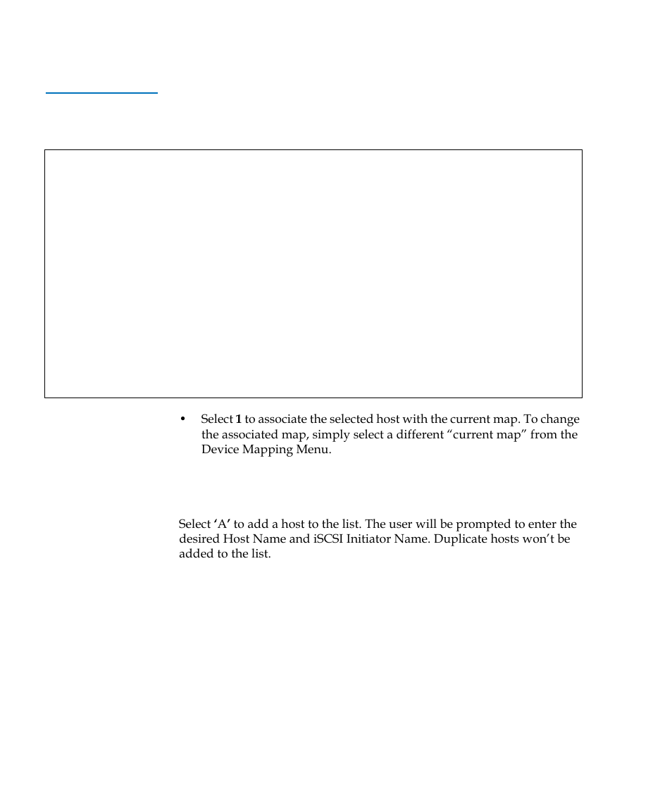 Table 35, Iscsi host list | Quantum TC2201 User Manual | Page 120 / 164