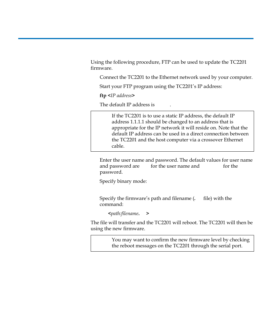 Update firmware | Quantum TC2201 User Manual | Page 147 / 164