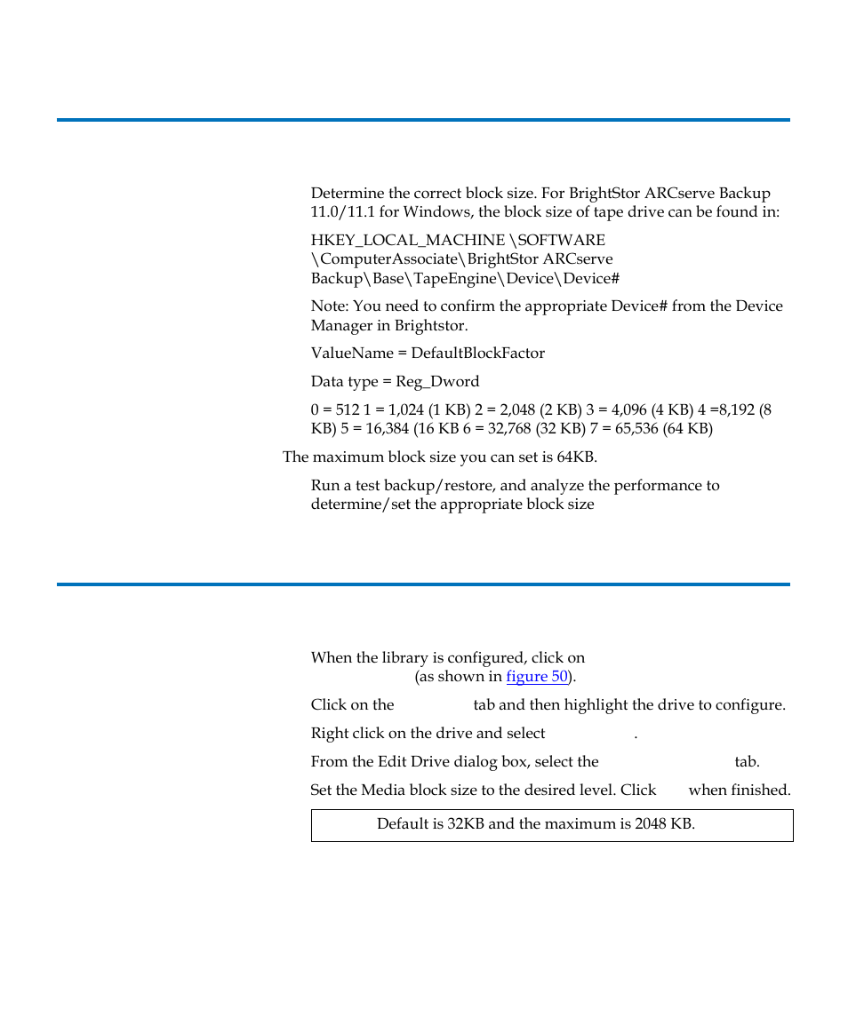 Procedure d: ca brightstor arcserve, Procedure e: bakbone netvault | Quantum TC2201 User Manual | Page 152 / 164