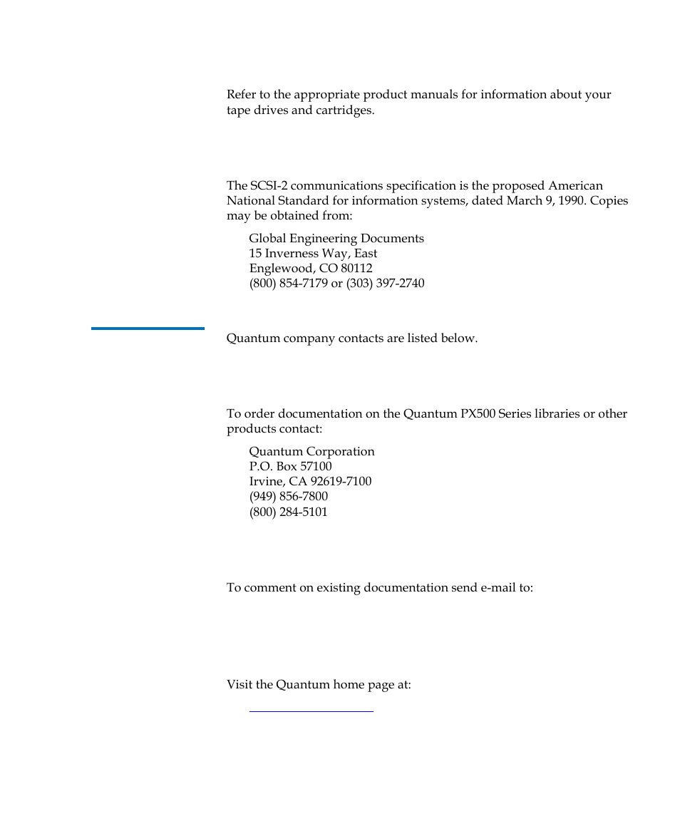 Quantum TC2201 User Manual | Page 19 / 164
