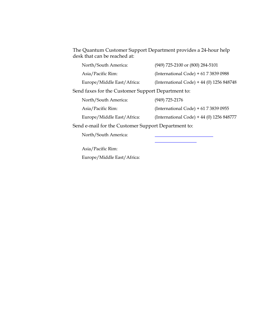 Quantum TC2201 User Manual | Page 20 / 164