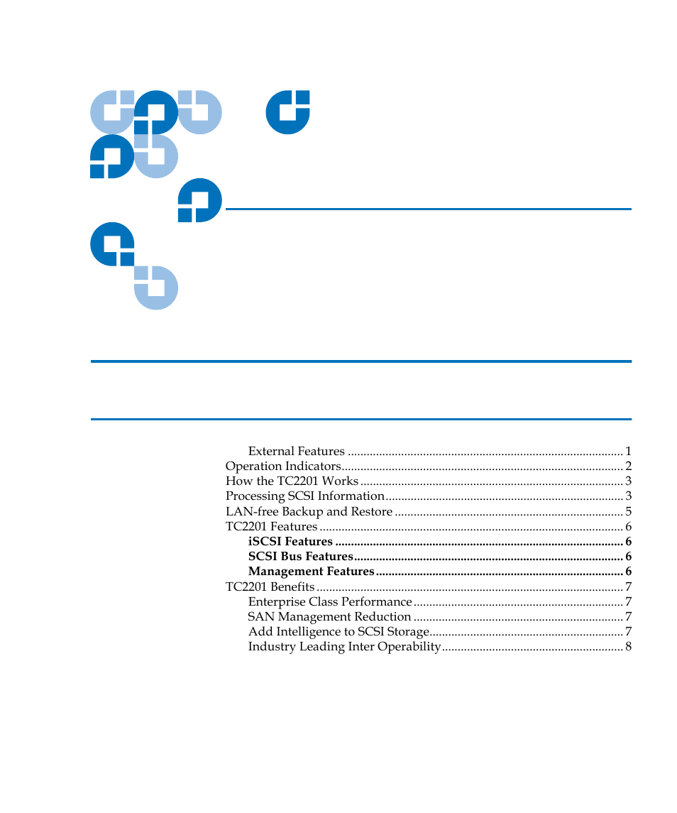 Quantum TC2201 User Manual | Page 3 / 164