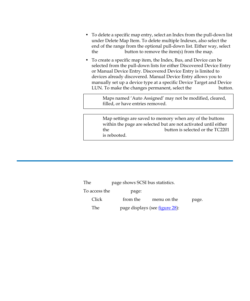 Statistics page | Quantum TC2201 User Manual | Page 58 / 164