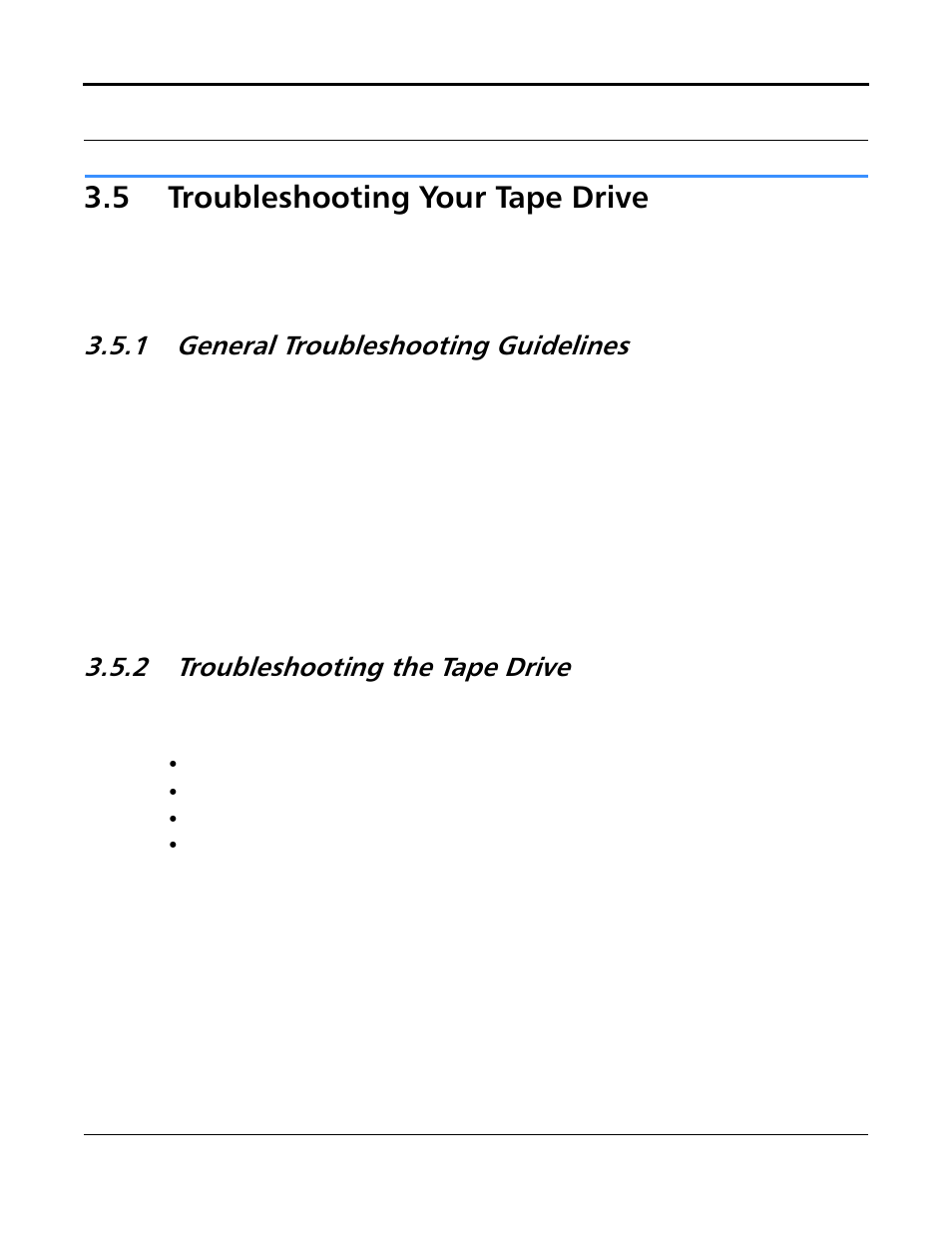 5 troubleshooting your tape drive, 1 general troubleshooting guidelines, 2 troubleshooting the tape drive | Troubleshooting your tape drive -19, General troubleshooting guidelines -19, Troubleshooting the tape drive -19, Troubleshooting your tape | Quantum Tape Drive DLT VS80 User Manual | Page 33 / 50