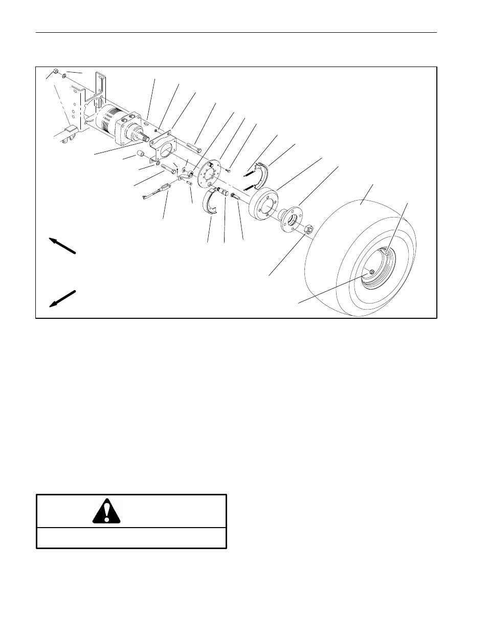 Rear wheels and brakes, Warning | Toro Sand Pro 5020 User Manual | Page 154 / 170