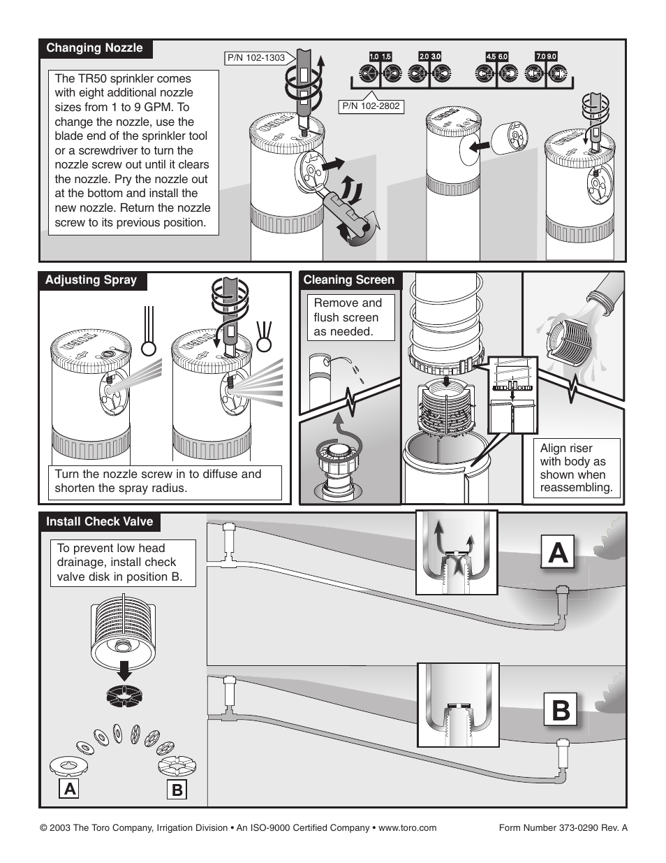 Toro TR50 User Manual | Page 2 / 2