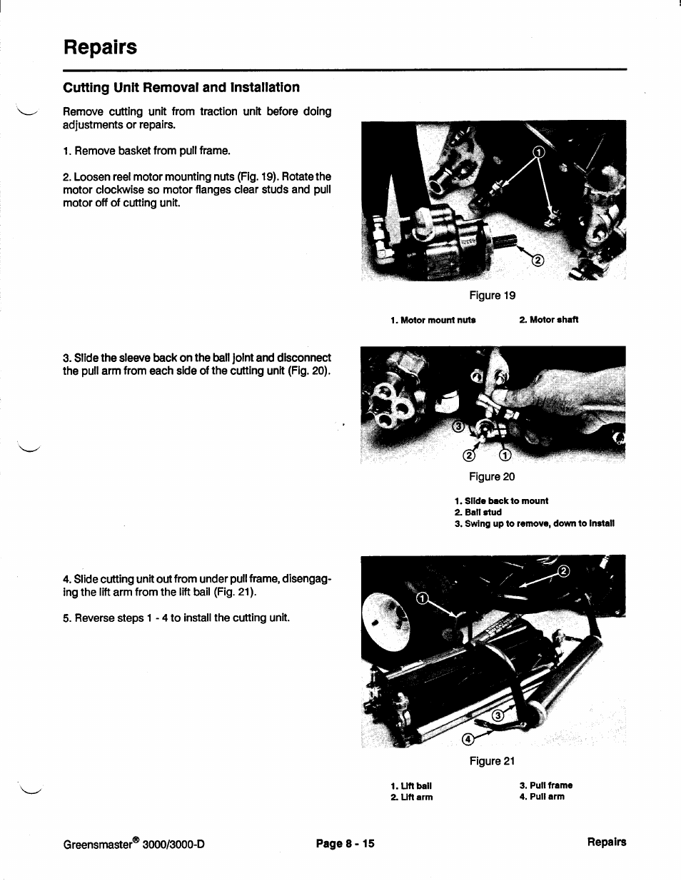Repairs | Toro GREENSMASTER 3100 User Manual | Page 145 / 234