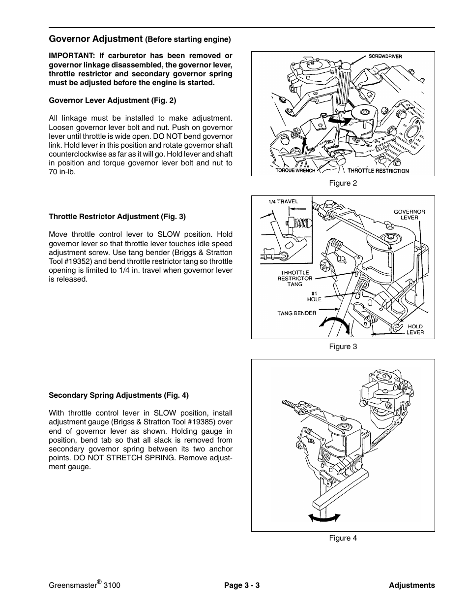 Toro GREENSMASTER 3100 User Manual | Page 15 / 234
