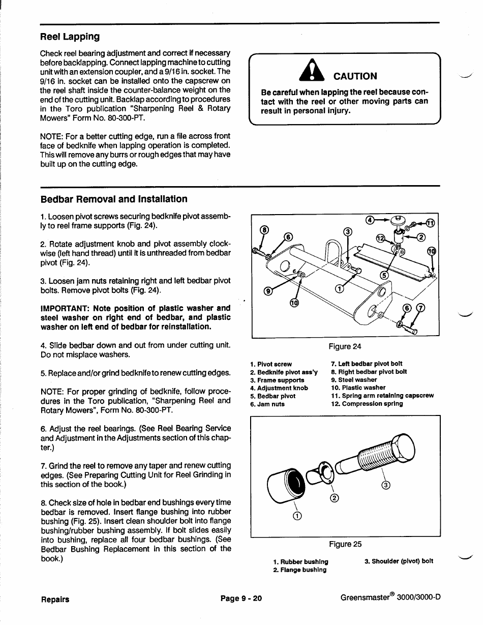 Toro GREENSMASTER 3100 User Manual | Page 170 / 234