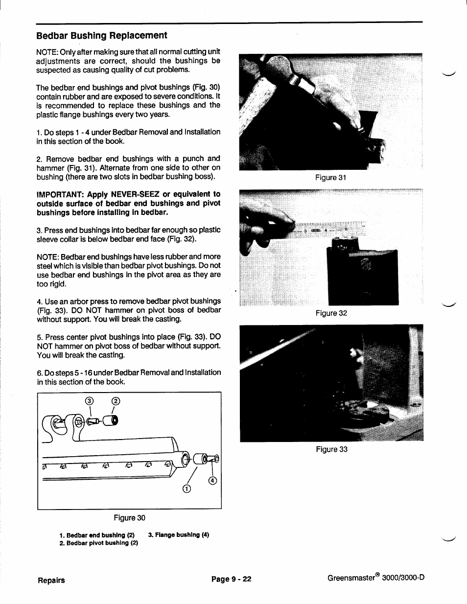 Toro GREENSMASTER 3100 User Manual | Page 172 / 234