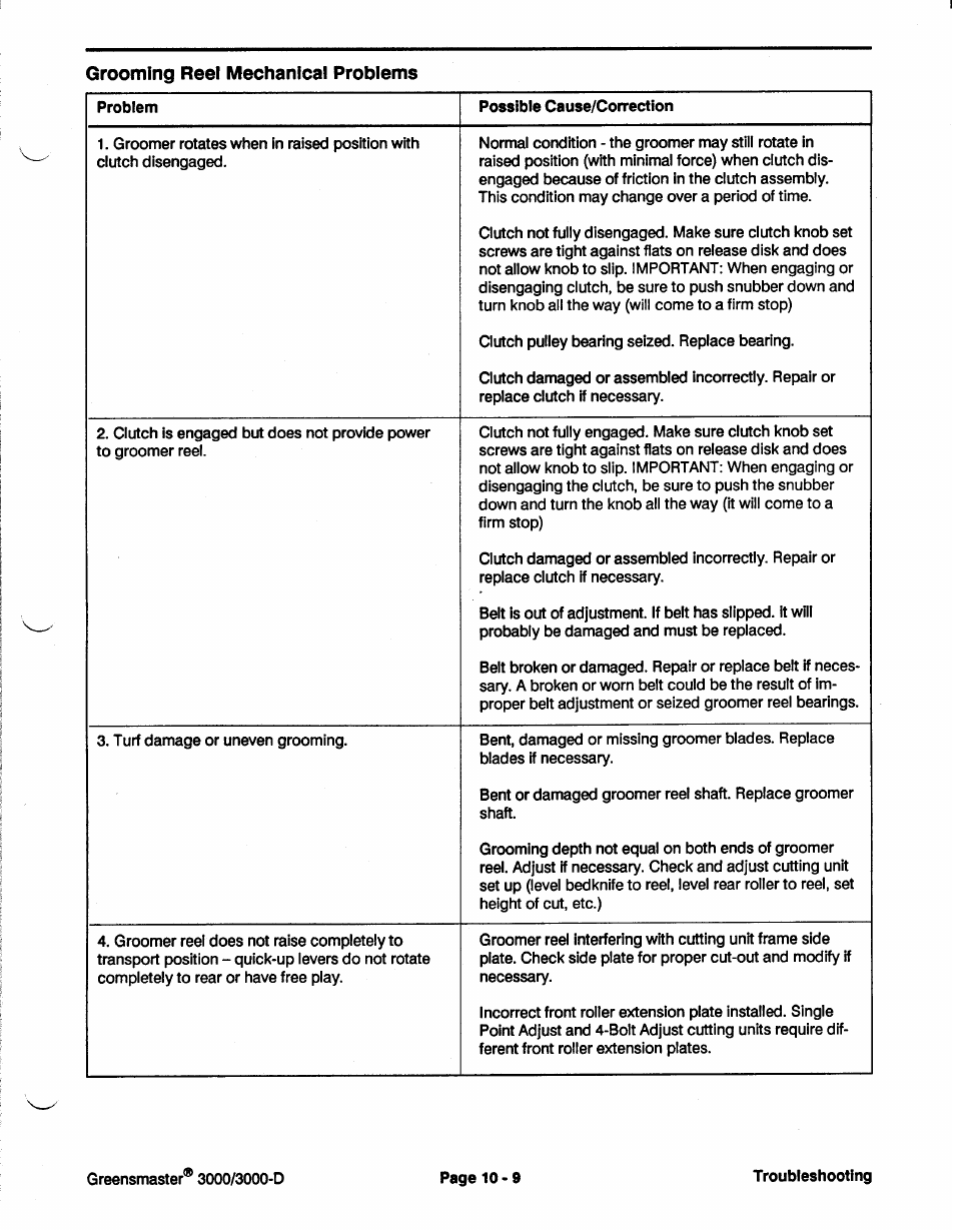 Toro GREENSMASTER 3100 User Manual | Page 185 / 234