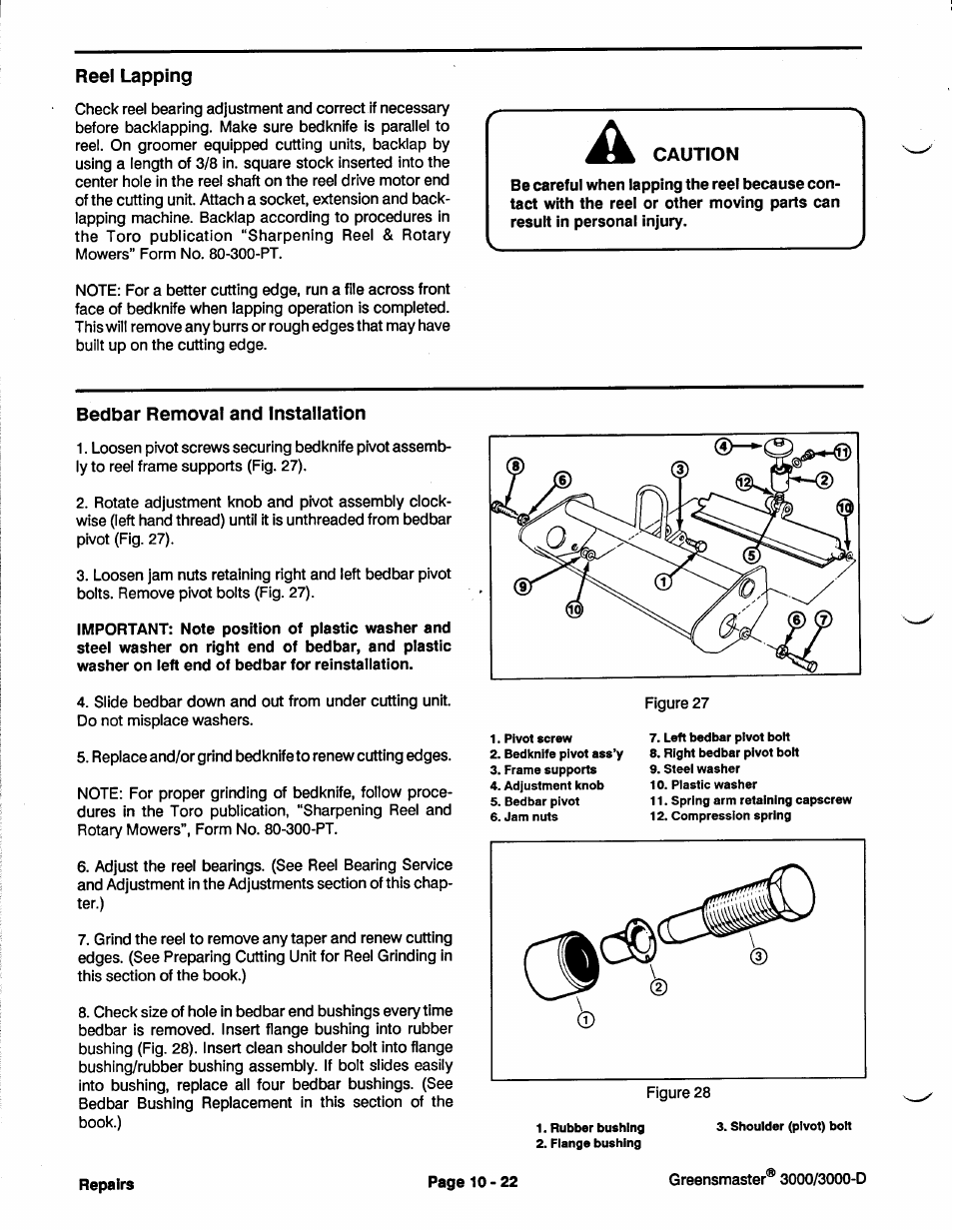 Toro GREENSMASTER 3100 User Manual | Page 198 / 234