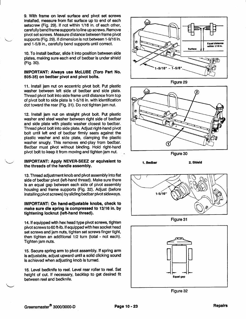 Toro GREENSMASTER 3100 User Manual | Page 199 / 234