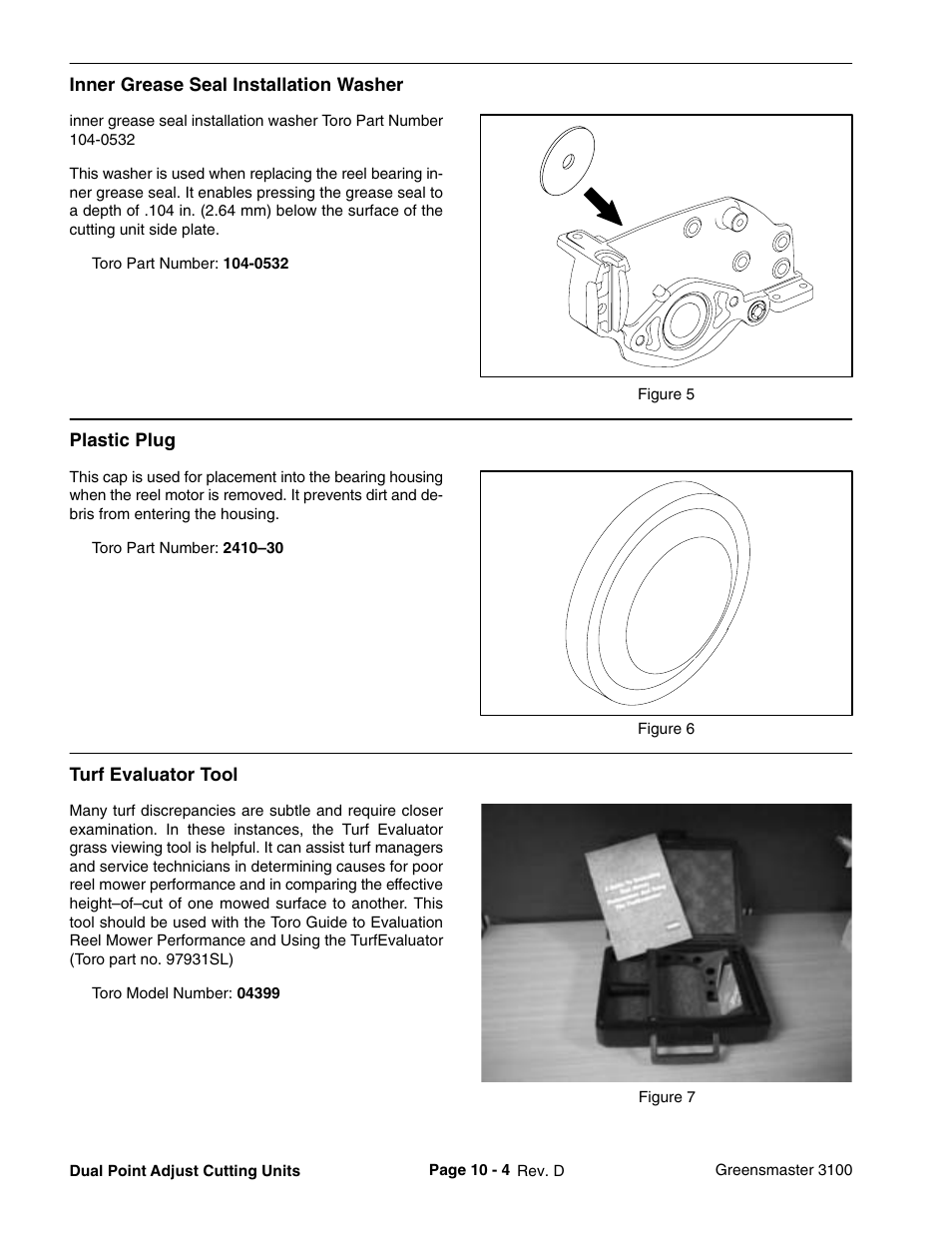 Toro GREENSMASTER 3100 User Manual | Page 214 / 234