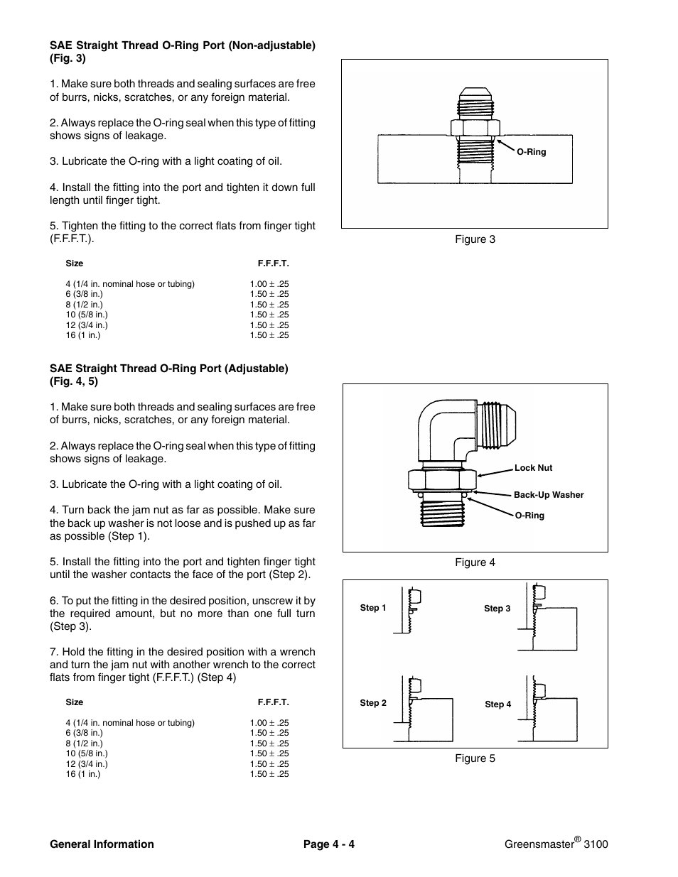 Toro GREENSMASTER 3100 User Manual | Page 22 / 234