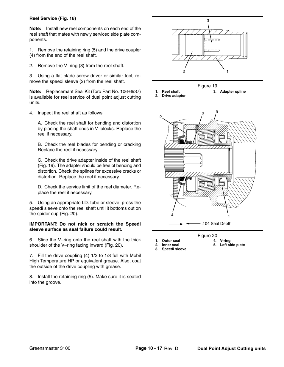 Toro GREENSMASTER 3100 User Manual | Page 227 / 234