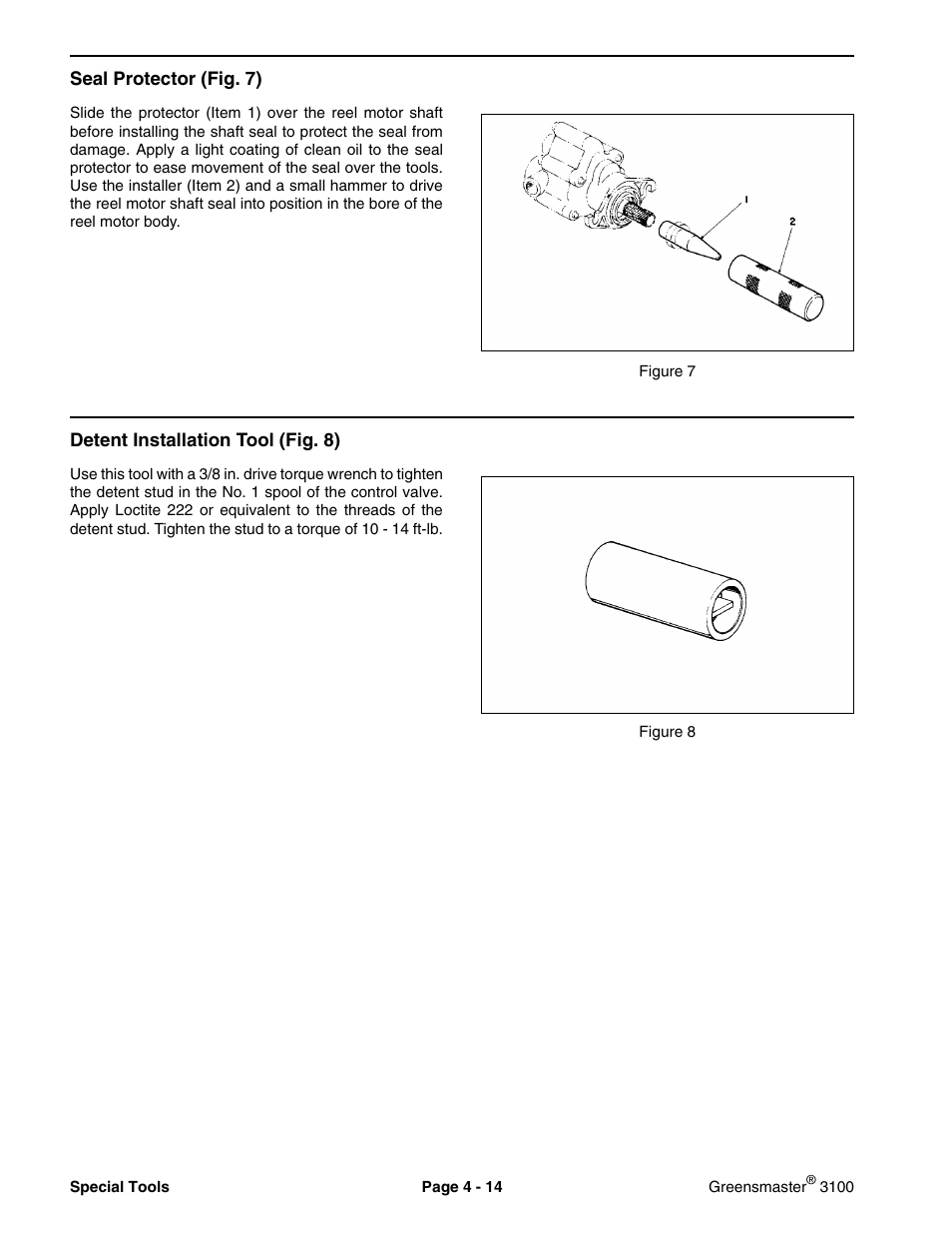 Toro GREENSMASTER 3100 User Manual | Page 36 / 234