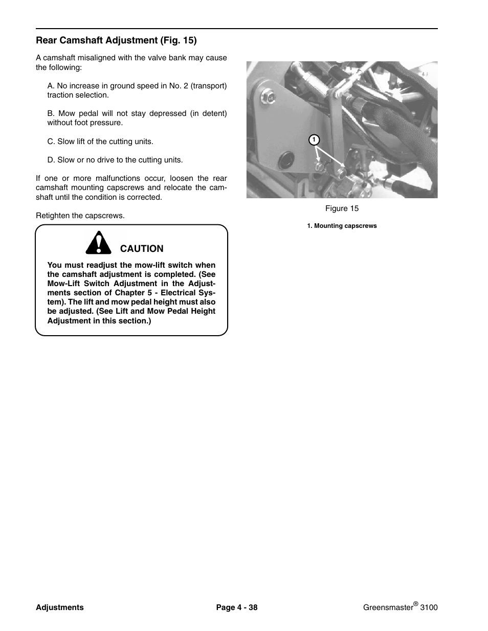 Toro GREENSMASTER 3100 User Manual | Page 60 / 234
