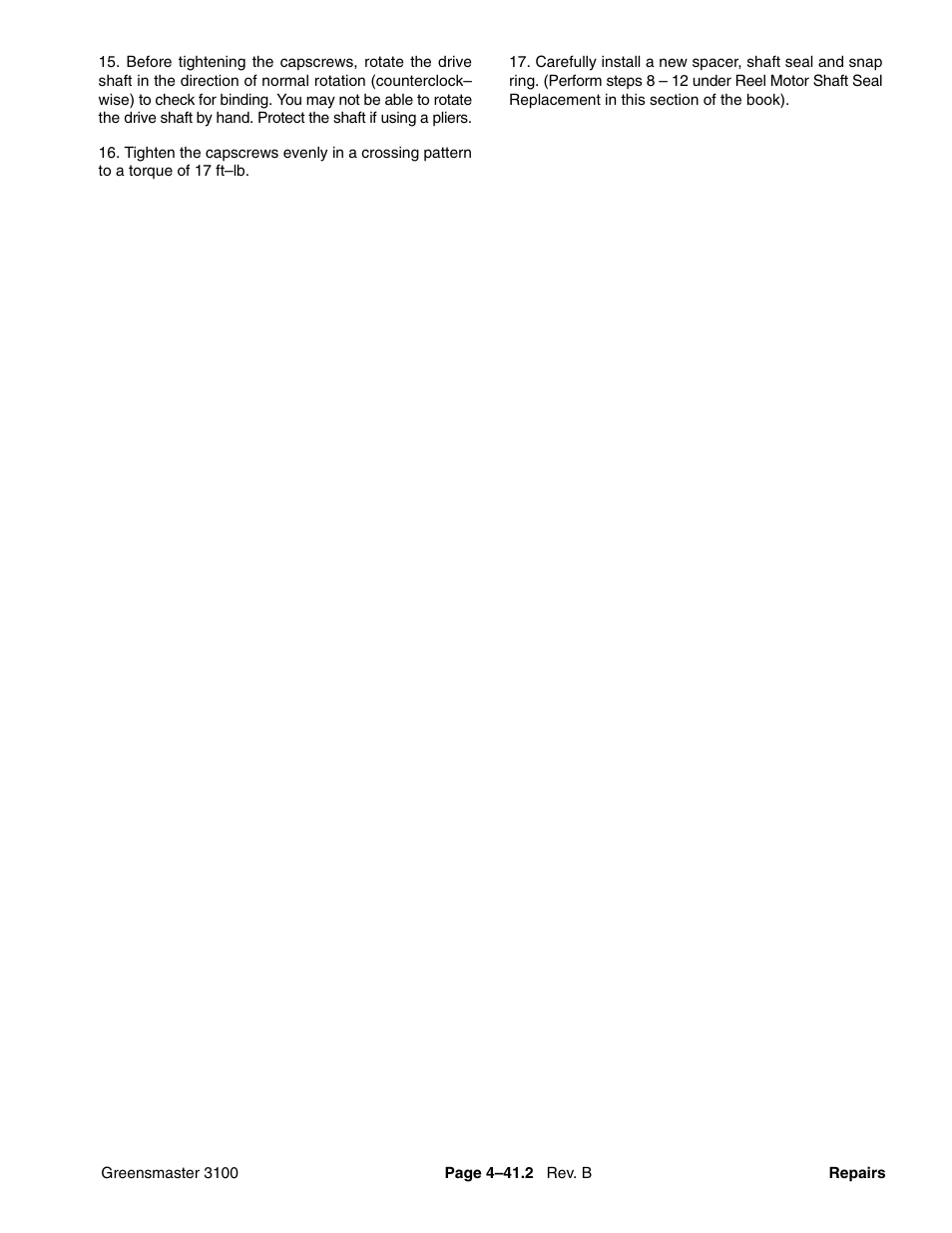 Toro GREENSMASTER 3100 User Manual | Page 65 / 234