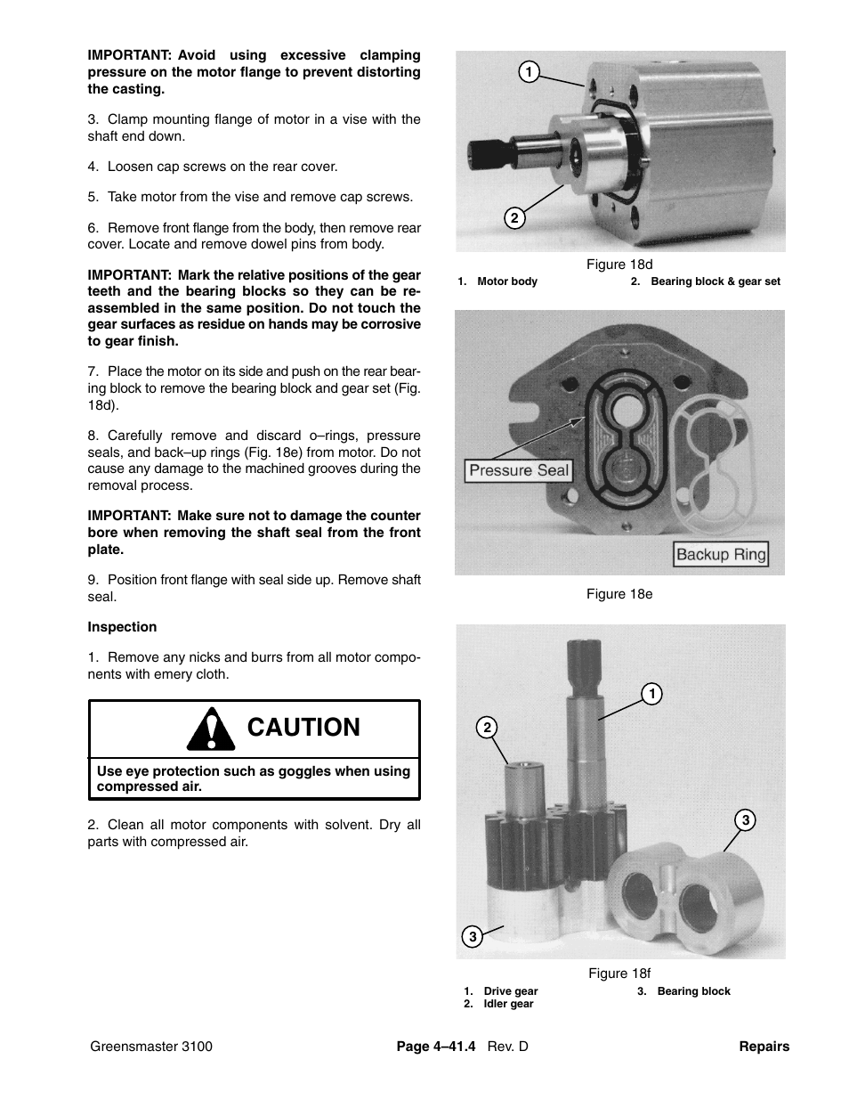 Caution | Toro GREENSMASTER 3100 User Manual | Page 67 / 234