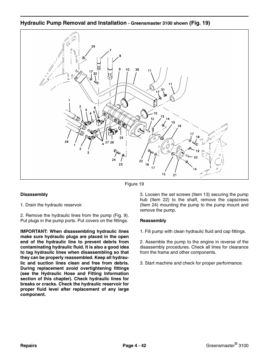Toro GREENSMASTER 3100 User Manual | Page 70 / 234