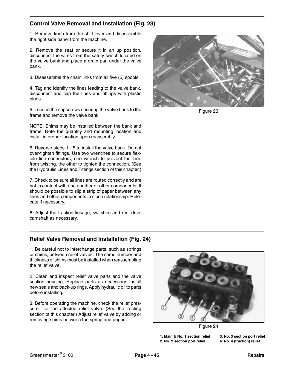 Toro GREENSMASTER 3100 User Manual | Page 73 / 234