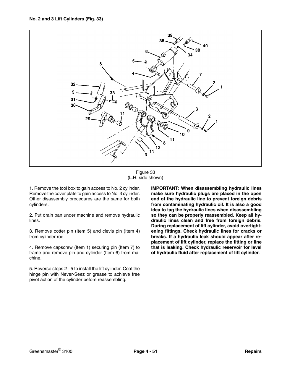 Toro GREENSMASTER 3100 User Manual | Page 79 / 234