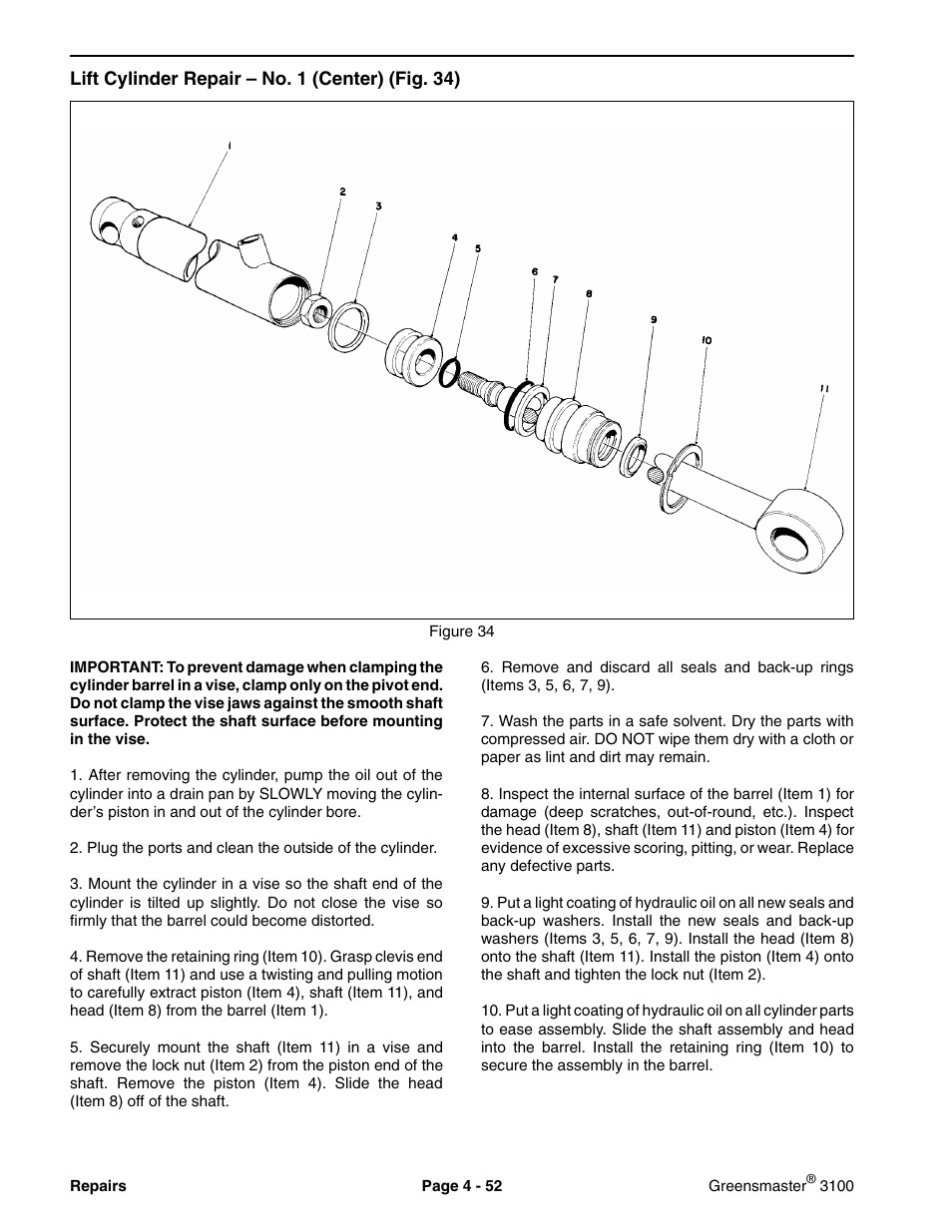 Toro GREENSMASTER 3100 User Manual | Page 80 / 234