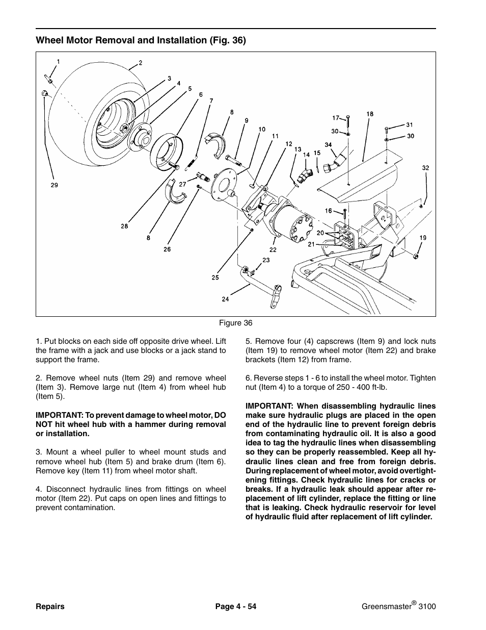 Toro GREENSMASTER 3100 User Manual | Page 82 / 234