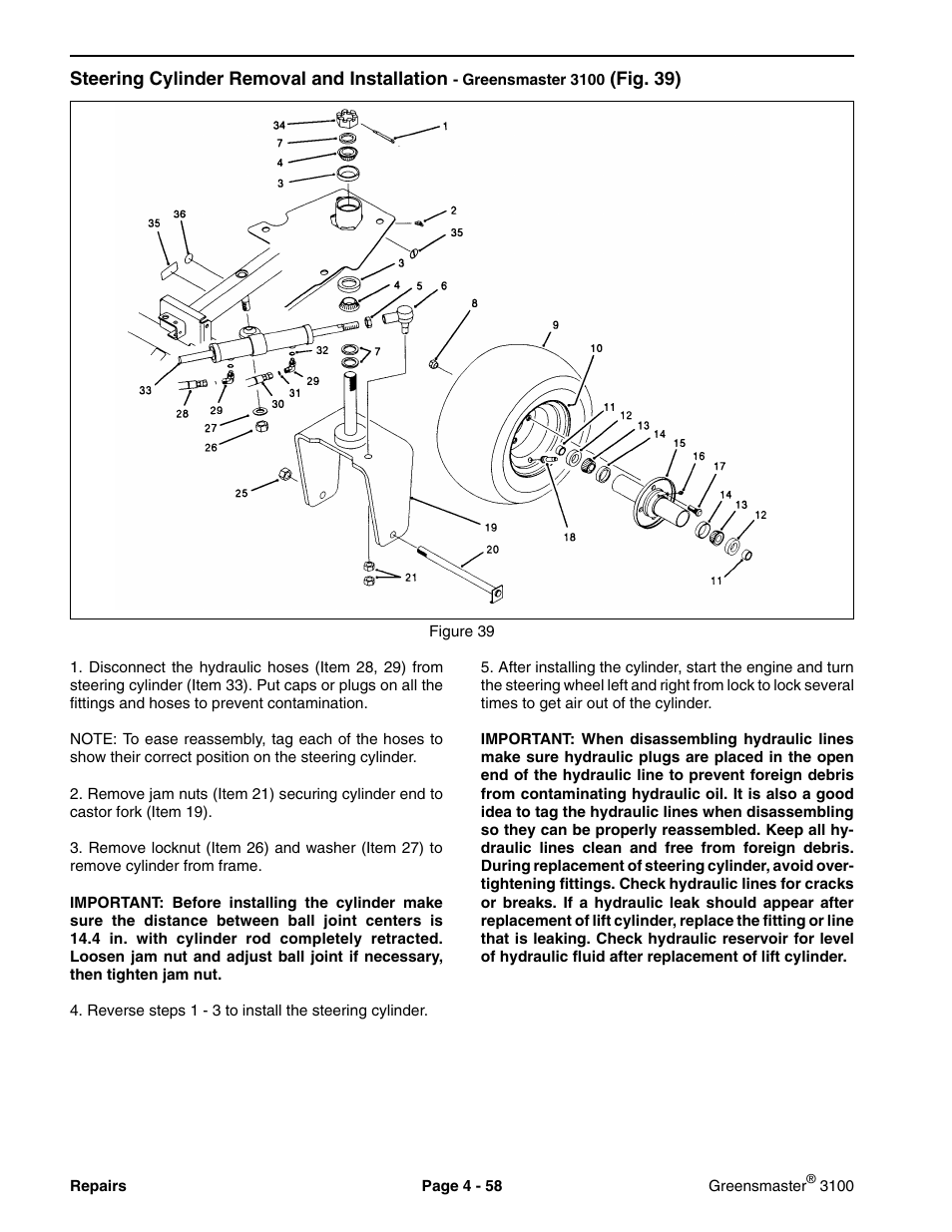Toro GREENSMASTER 3100 User Manual | Page 86 / 234