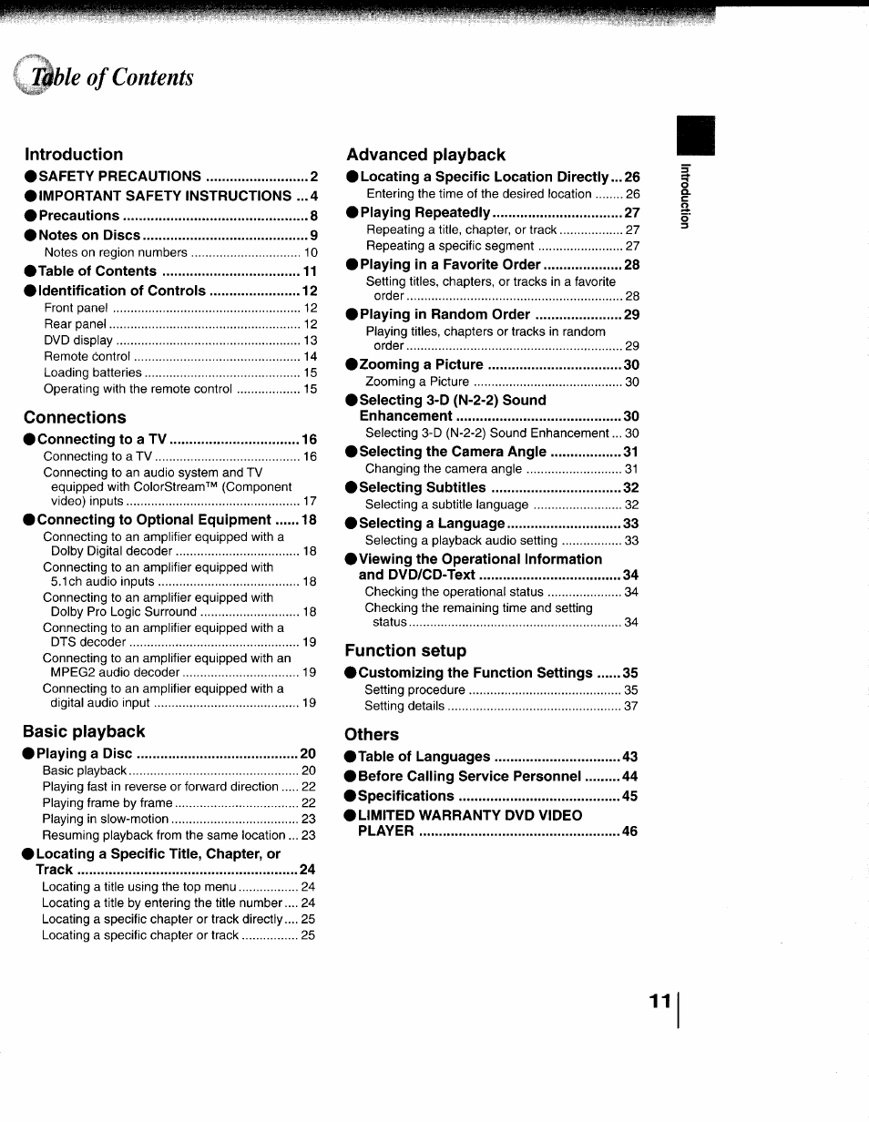 Toshiba 79077075 User Manual | Page 11 / 48