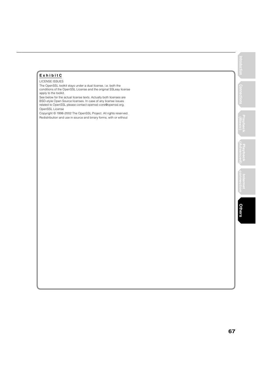 Toshiba HD-A20KU User Manual | Page 67 / 76