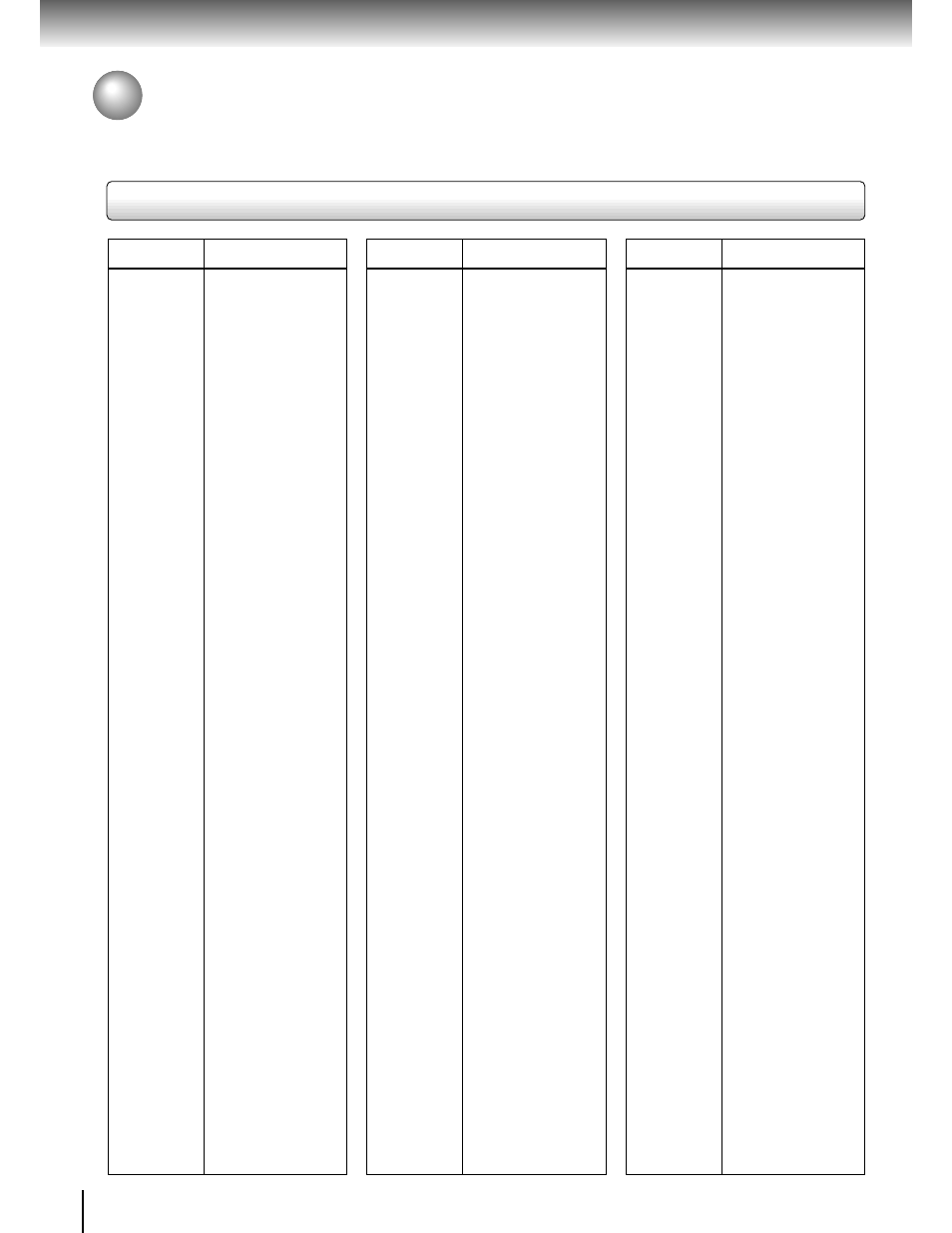 Others, Table of languages, Table of languages and their abbreviations | Toshiba SD-100X User Manual | Page 42 / 47